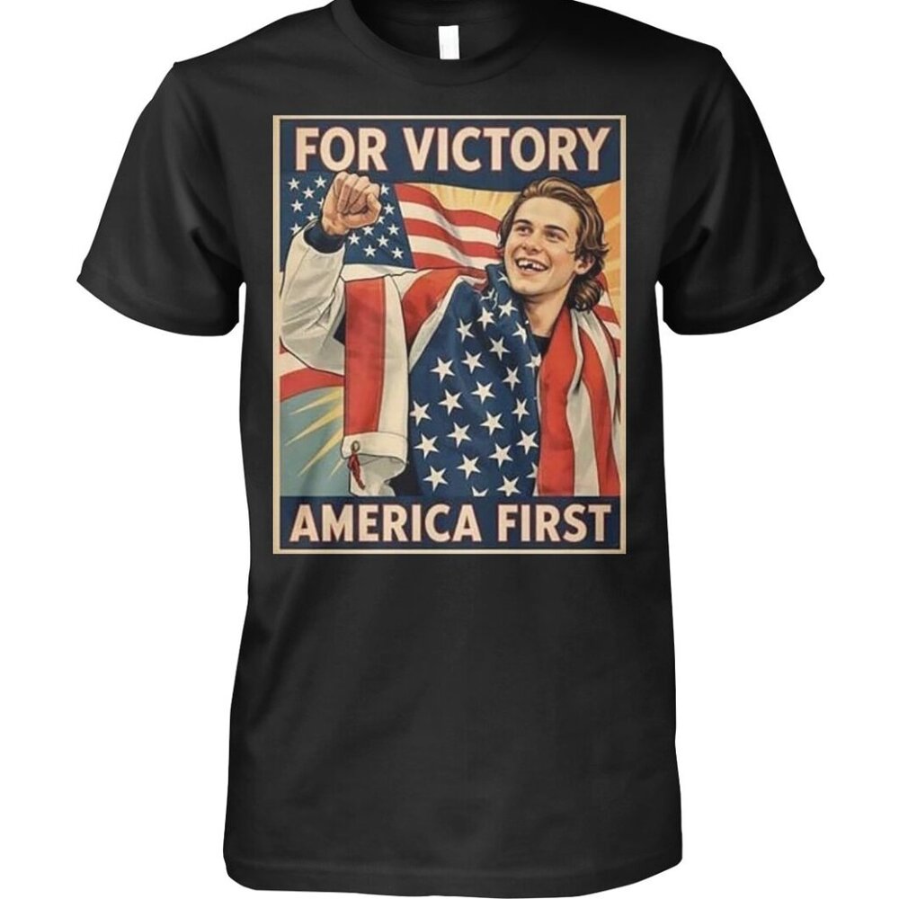 Jack Hughes For Victory America First Shirt 254